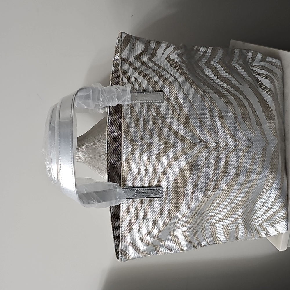 Michael Kors Metallic Zebra Tote - Picture 4 of 8